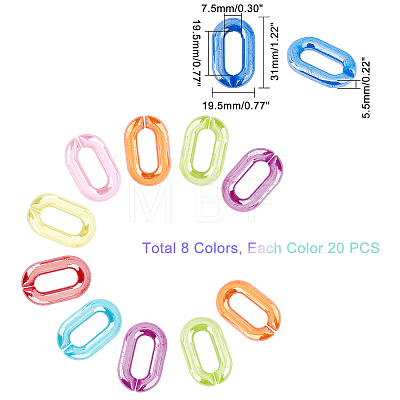 Opaque Acrylic Linking Rings OACR-PH0001-42-1