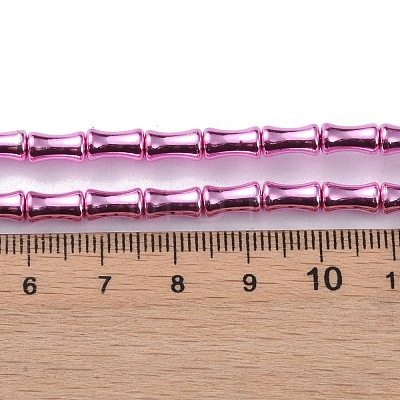 Electroplate Glass Beads Strands EGLA-Q128-13A-1