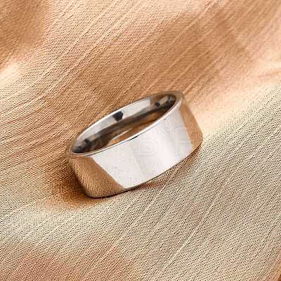 201 Stainless Steel Wide Band Finger Rings RJEW-K252-02F-P-1