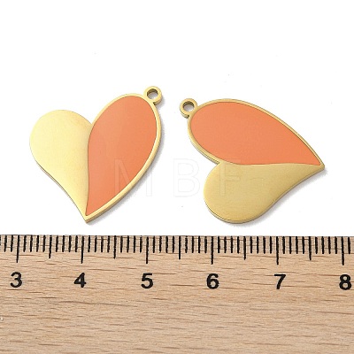 Ion Plating(IP) 304 Stainless Steel Pendants STAS-C083-05G-02-1