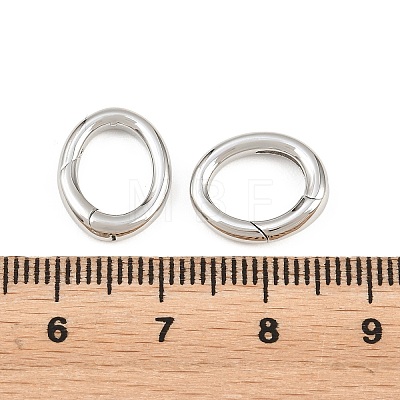 Brass Spring Gate Rings KK-H292-58C-P-1