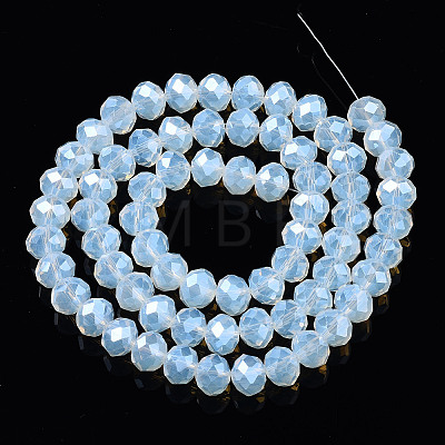 Electroplate Glass Beads Strands EGLA-A034-J4mm-A04-1