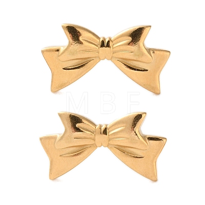 304 Stainless Steel Stud Earrings for Women EJEW-K306-04G-1