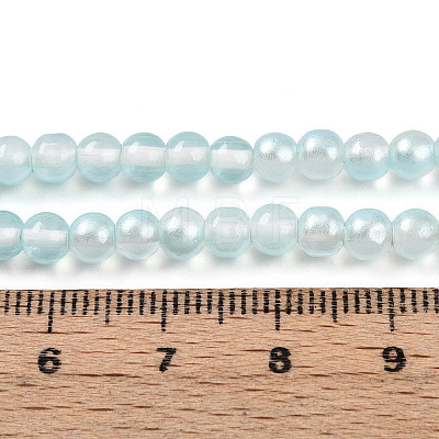Baking Paint Transparent Glass Beads X1-DGLA-N011-4mm-05-1