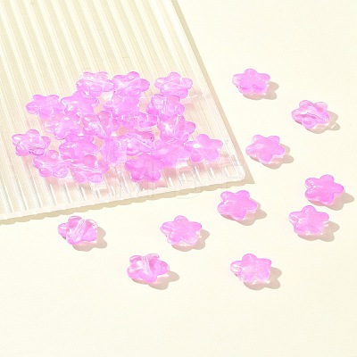 30Pcs Baking Paint Glass Beads GLAA-FS0001-99E-1