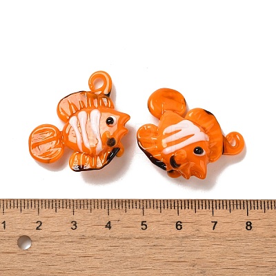 Handmade Lampwork Pendants LAMP-G162-01F-1