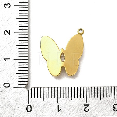 Brass with Cubic Zirconia and Shell Charms STAS-Q347-09B-G-1-1