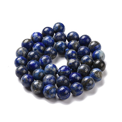 Natural Lapis Lazuli Beads Strands G-E483-17-10mm-1