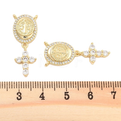 Brass Pave Cubic Zirconia Pendants KK-U009-09C-G-1