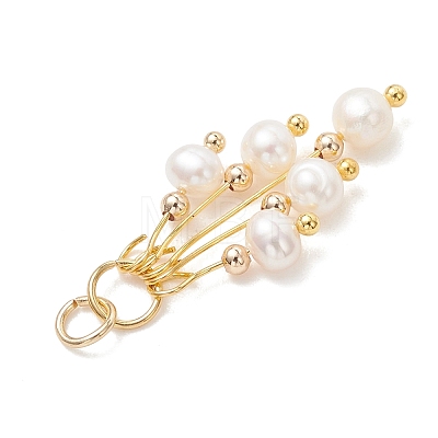 Natural Cultured Freshwater Pearl Pendants PALLOY-JF05434-1
