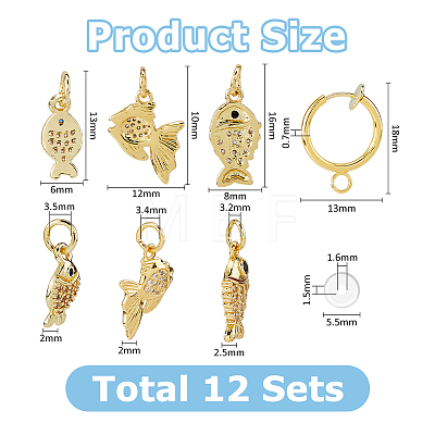 DIY Earring Making Kits DIY-HS0002-42-1