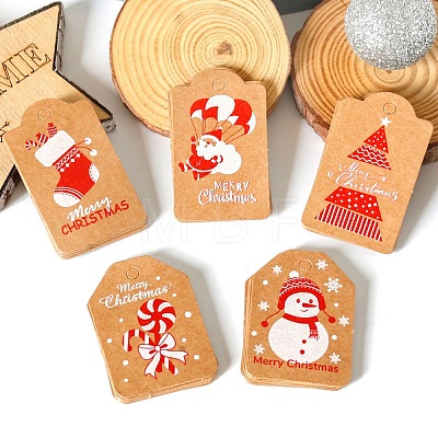 Christmas Theme Kraft Paper Tags X1-CDIS-H003-02-1