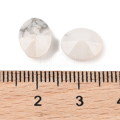 Natural Howlite Cabochons G-C146-02I-1