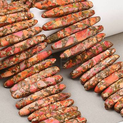 Synthetic Imperial Jasper Graduated Beads Strands G-L647-C01-01A-1