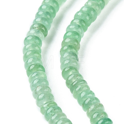 Natural Green Aventurine Beads Strands G-F748-E02-1