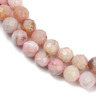 Natural Pink Opal Beads Strands G-M092-D02-04-1