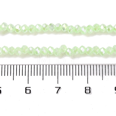 Baking Electroplate Glass Beads Strands X-DGLA-A039-J4mm-B10-1