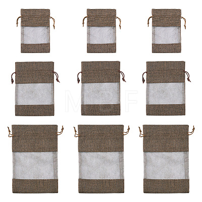 9Pcs 3 Styles Cotton Packing Pouches OP-TA0001-18A-1