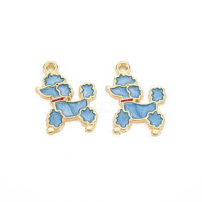 Alloy Enamel Pendants X-ENAM-N055-013B-NR-1