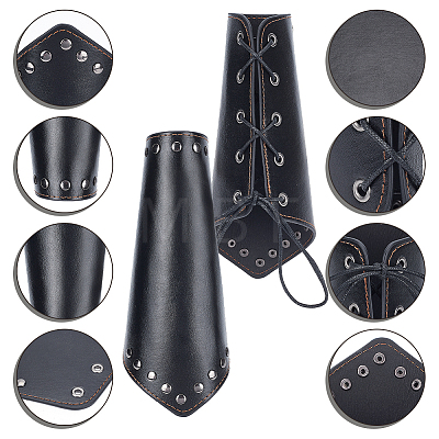 Adjustable PU Leather Cord Bracelets AJEW-WH0250-75B-1