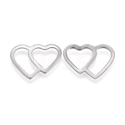 Valentine's Day 304 Stainless Steel Linking Rings STAS-L238-071P-1