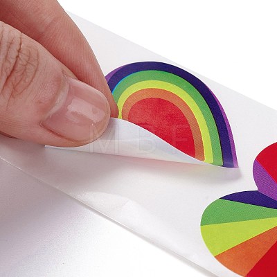 Colorful Paper Gift Tag Stickers DIY-B040-01B-1