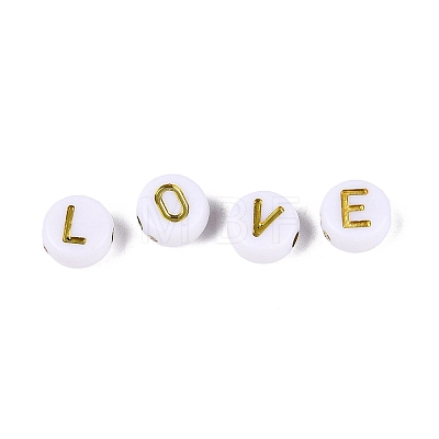 Opaque Acrylic Beads SACR-Q001-08A-M-1