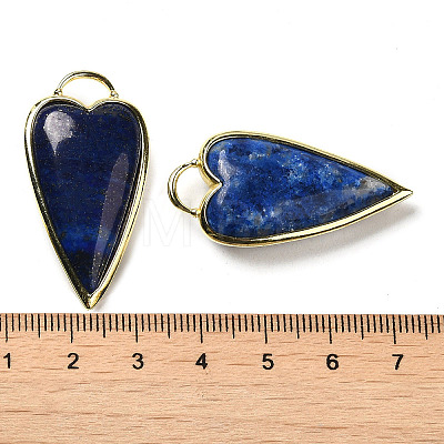 Natural Lapis Lazuli Pendants G-K347-01G-02-1