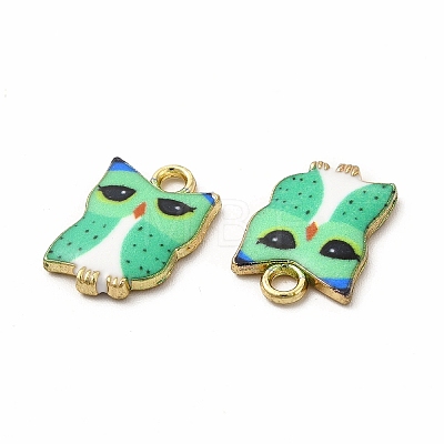 Printed Alloy Pendants PALLOY-H127-02G-04-1