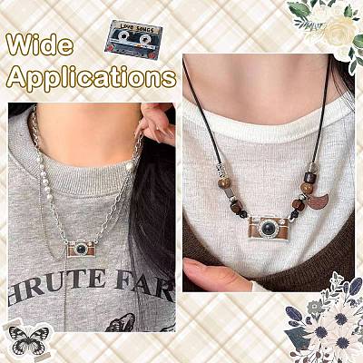10Pcs Alloy Enamel with Crystal Rhinestone Pendants ENAM-CJ0007-59-1