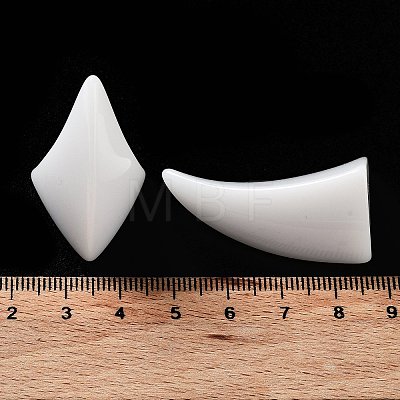 Halloween 3D Devil Horns Opaque Resin Cabochons RESI-F051-B02-1