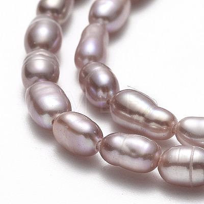 Natural Cultured Freshwater Pearl Beads Strands PEAR-J006-03B-1