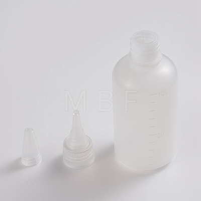 Plastic Graduated Glue Bottles X-TOOL-WH0021-40-100ml-1