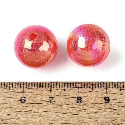 UV Plating Opaque Acrylic Beads SACR-Q005-01F-1
