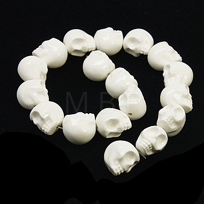 Handmade Porcelain Beads Strands X-PORC-A057-15x12-1-1