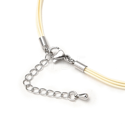 1MM Waxed Cord 5-Strand Necklace Making MAK-C005-01S-1