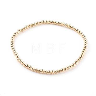 Glass & Brass Stretch Beaded Bracelets Sets BJEW-JB06150-1