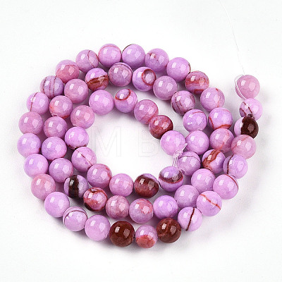 Natural Persian Jade Beads Strands G-A255-A02-01D-1