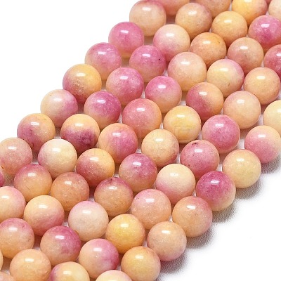 Natural Malaysia Jade Beads Strands G-L645-A01-8mm-32-1