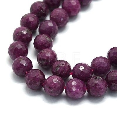 Natural Ruby Beads Strands G-G106-C14-07-1