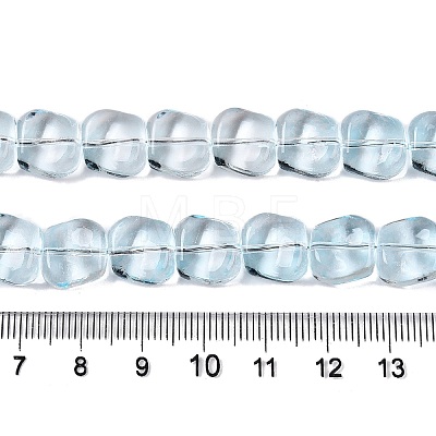 Electroplate Glass Beads Strands EGLA-N012-07I-1