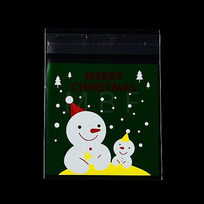 Christmas Theme Plastic Bakeware Bag OPP-Q004-05B-1