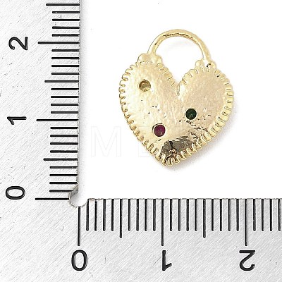 Brass Micro Pave Cubic Zirconia Pendants KK-S514-04C-G-1