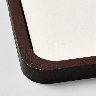 Square Wooden Organizer Display Jewelry Plates ODIS-WH0099-221E-1