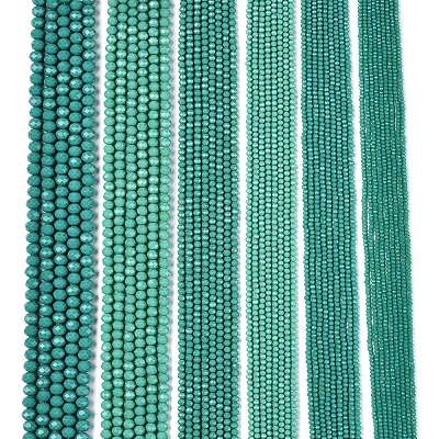 Opaque Solid Color Imitation Jade Glass Beads Strands EGLA-A044-P8mm-D31-1