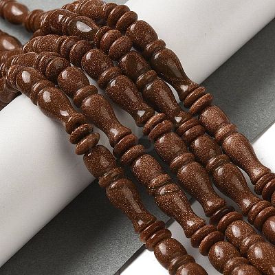 Synthetic Goldstone Beads Strands G-B078-C03-01-1