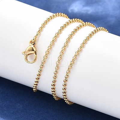Brass Chain Necklaces X-MAK-L009-10G-1