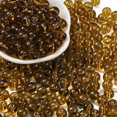 Transparent Colours Glass Seed Beads SEED-Z004-T8MM-05-1