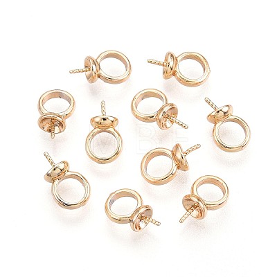 Brass Screw Eye Peg Bails Charms X-KK-T056-104G-NF-1
