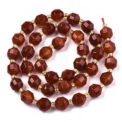 Natural Agate Beads Strands G-T131-82A-07-1